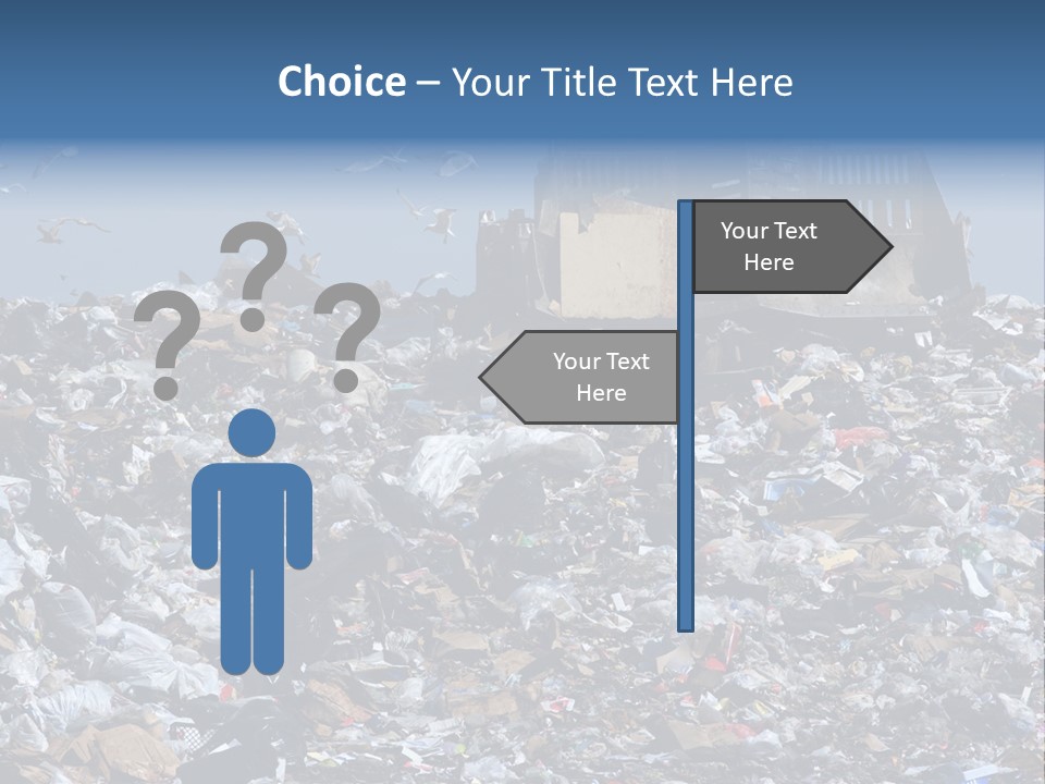 Smashed Resources Caterpillar PowerPoint Template