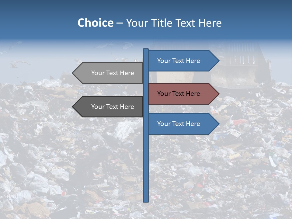 Smashed Resources Caterpillar PowerPoint Template