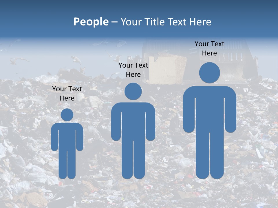 Smashed Resources Caterpillar PowerPoint Template