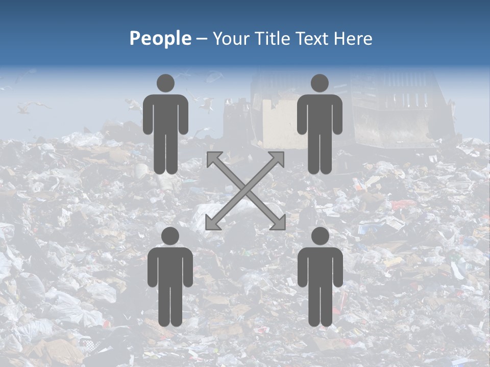 Smashed Resources Caterpillar PowerPoint Template