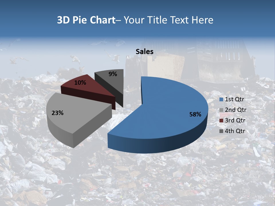Smashed Resources Caterpillar PowerPoint Template