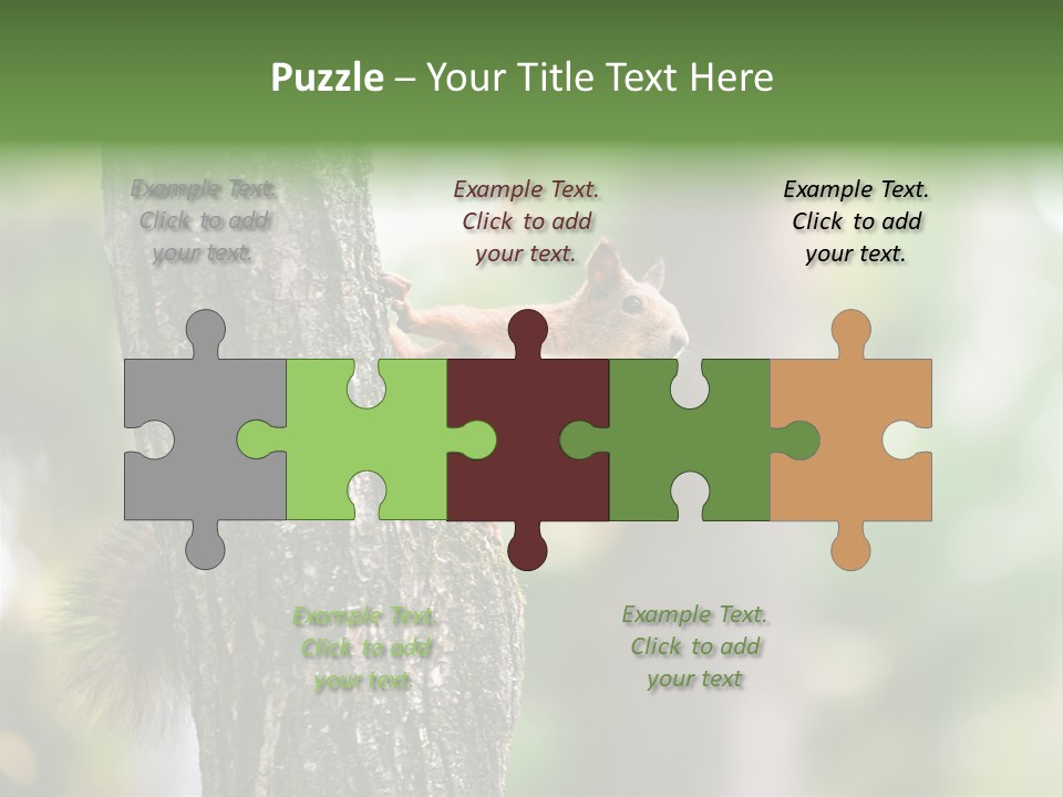 Snow Wild Small PowerPoint Template