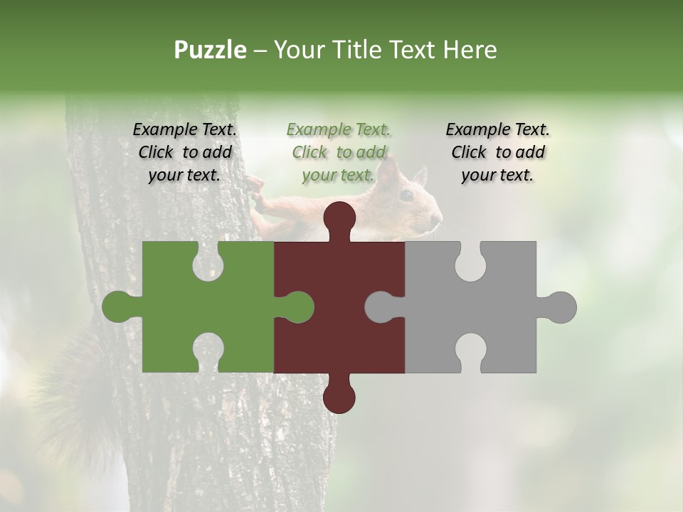 Snow Wild Small PowerPoint Template