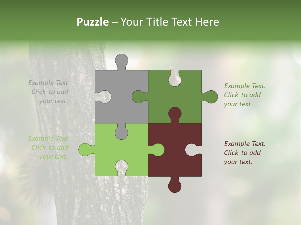 Snow Wild Small PowerPoint Template