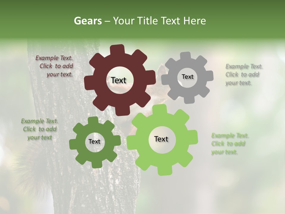 Snow Wild Small PowerPoint Template