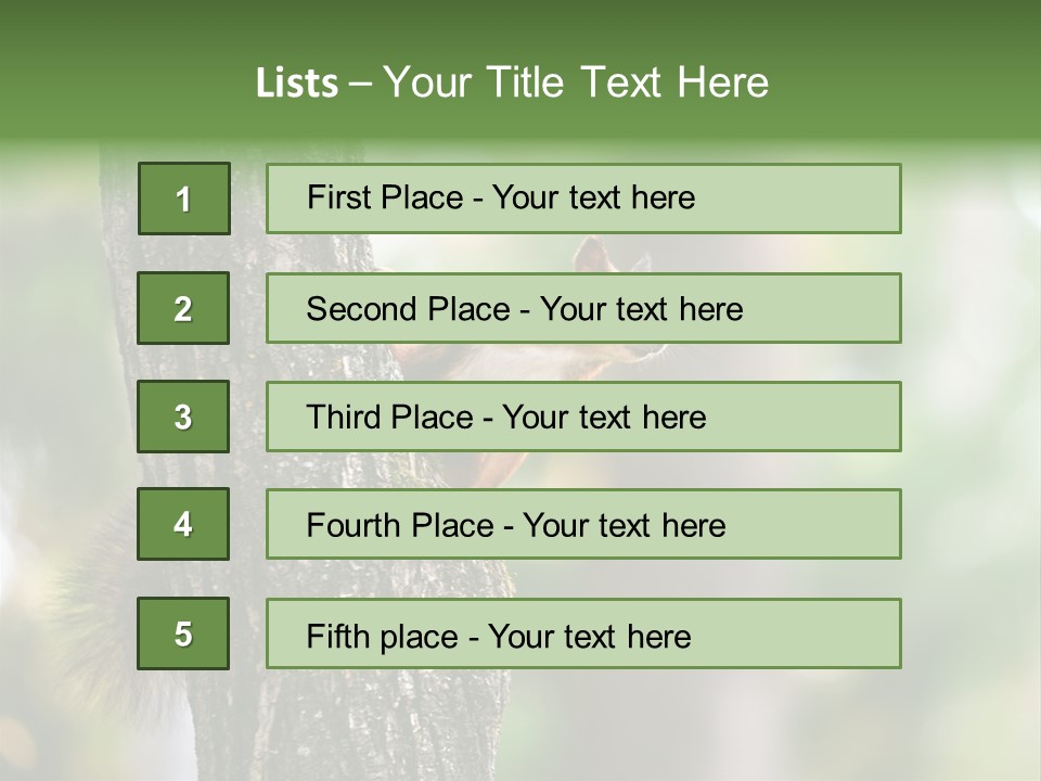 Snow Wild Small PowerPoint Template