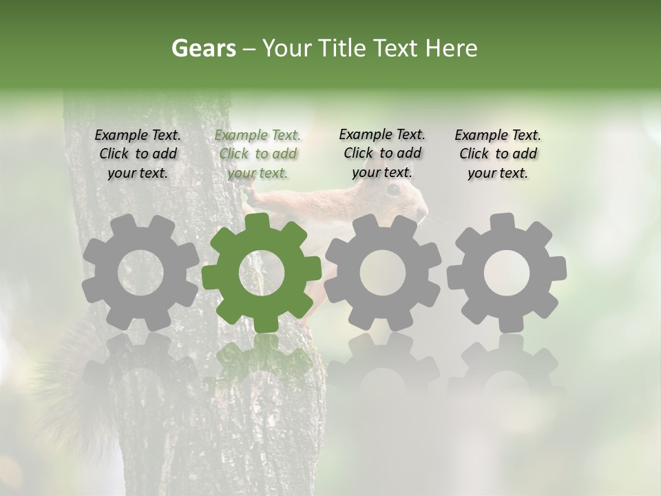 Snow Wild Small PowerPoint Template