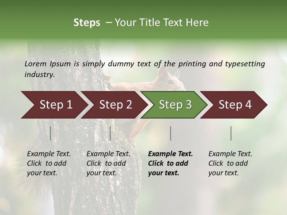 Snow Wild Small PowerPoint Template