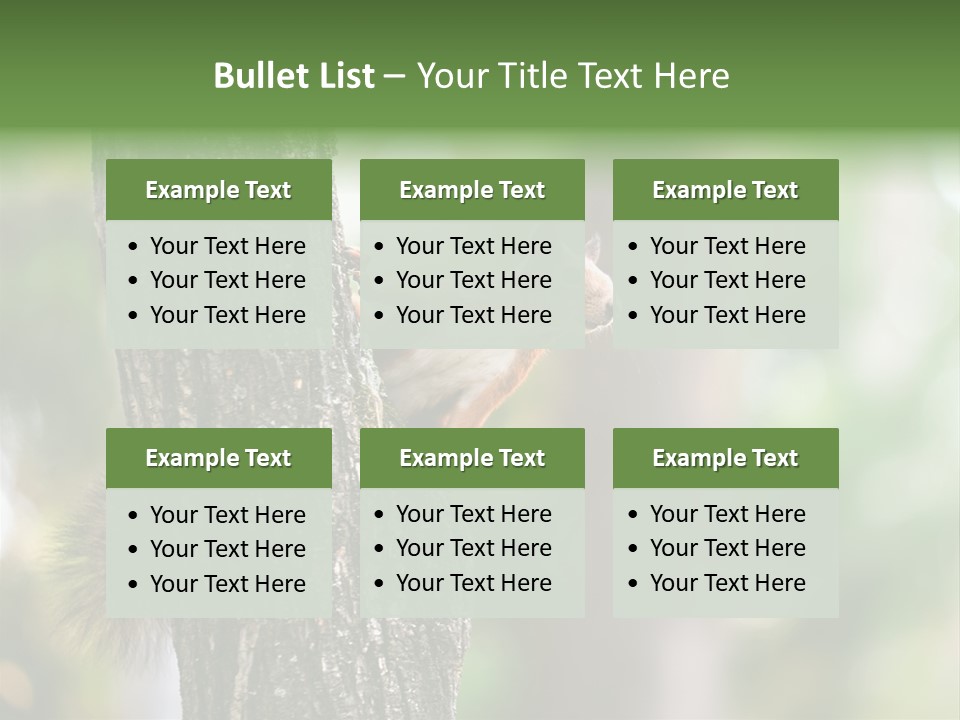 Snow Wild Small PowerPoint Template