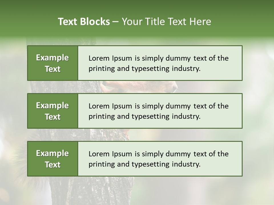 Snow Wild Small PowerPoint Template