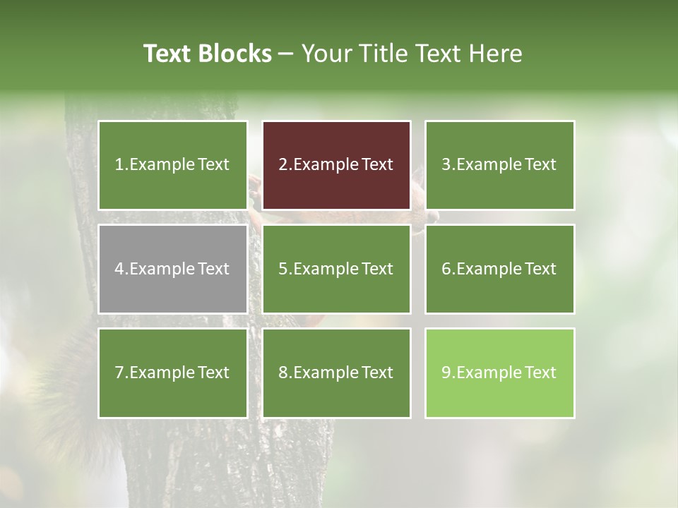 Snow Wild Small PowerPoint Template