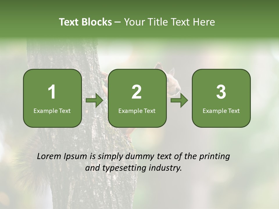 Snow Wild Small PowerPoint Template