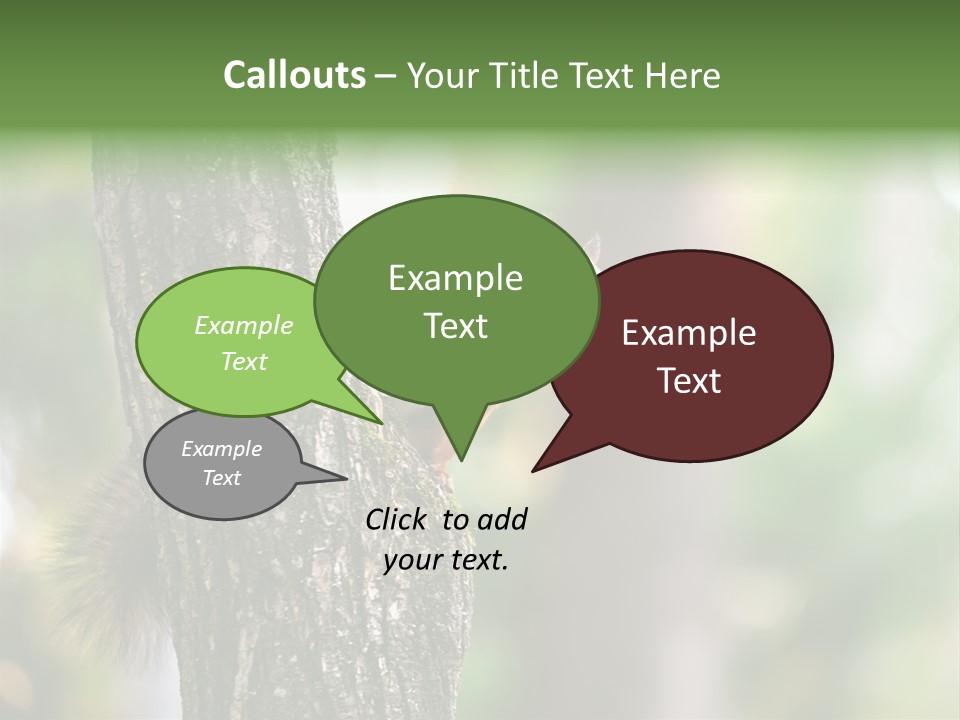 Snow Wild Small PowerPoint Template