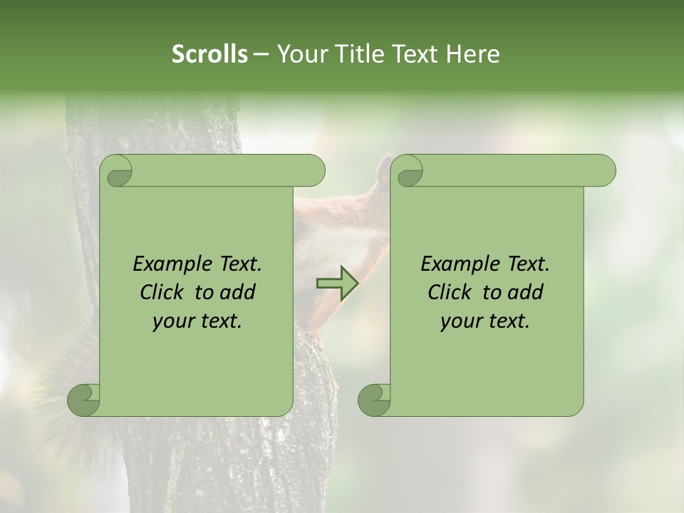 Snow Wild Small PowerPoint Template