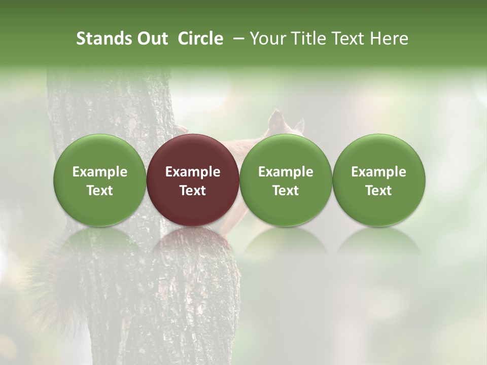 Snow Wild Small PowerPoint Template