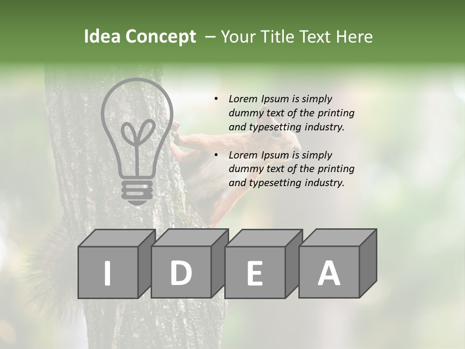 Snow Wild Small PowerPoint Template