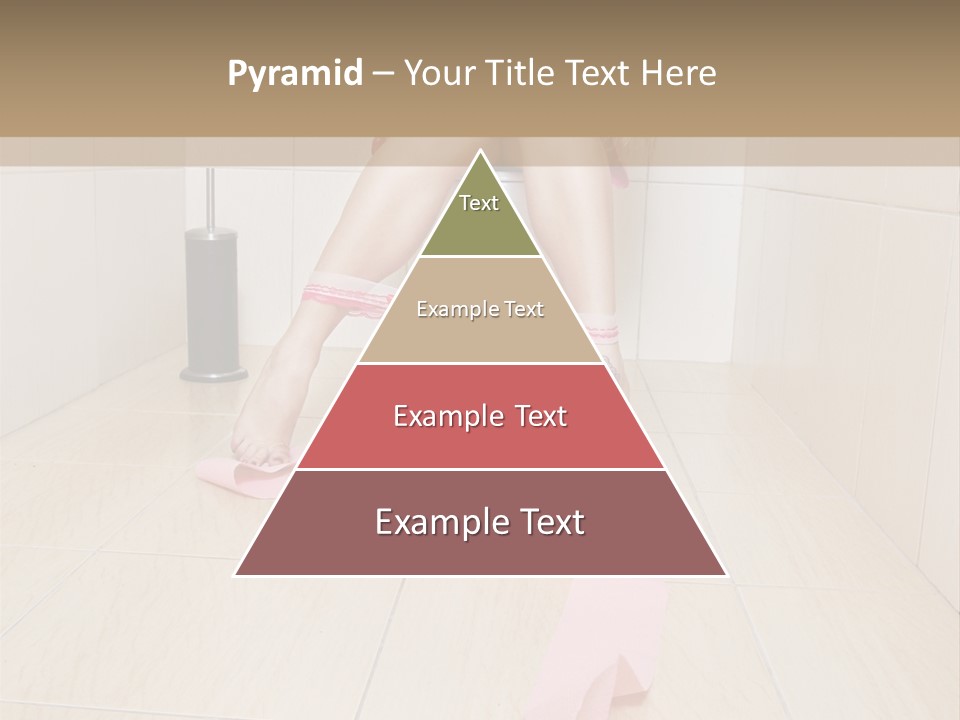 Female Loo Pee PowerPoint Template