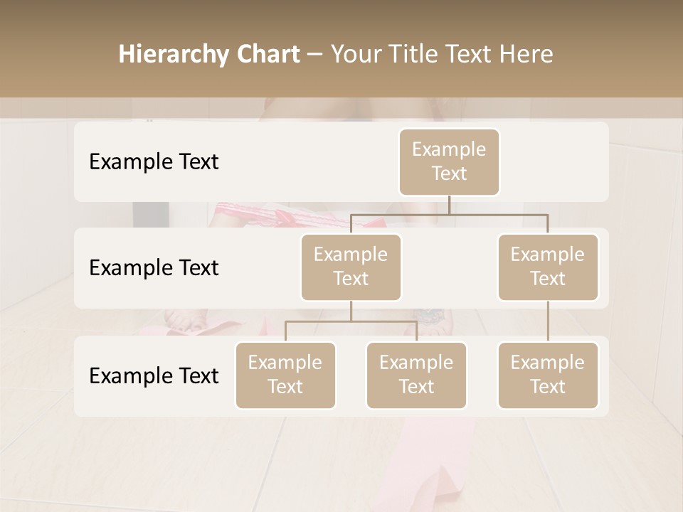 Female Loo Pee PowerPoint Template