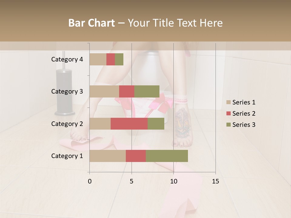 Female Loo Pee PowerPoint Template
