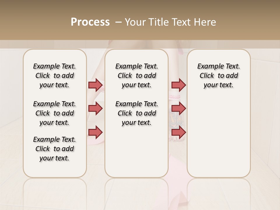 Female Loo Pee PowerPoint Template