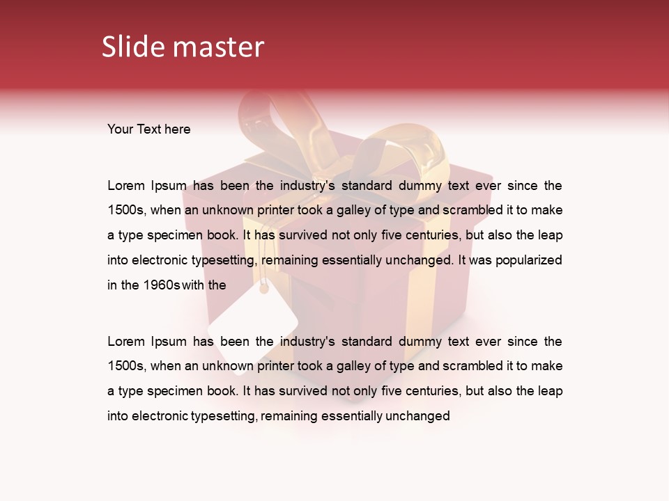 Holiday Object Illustration PowerPoint Template