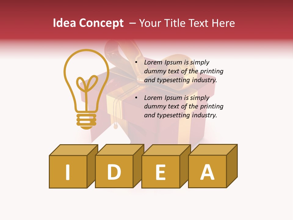 Holiday Object Illustration PowerPoint Template