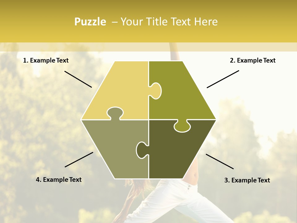 Peaceful Body Slim PowerPoint Template