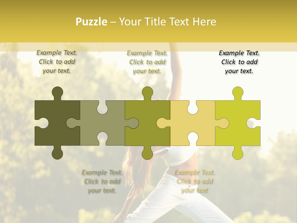 Peaceful Body Slim PowerPoint Template
