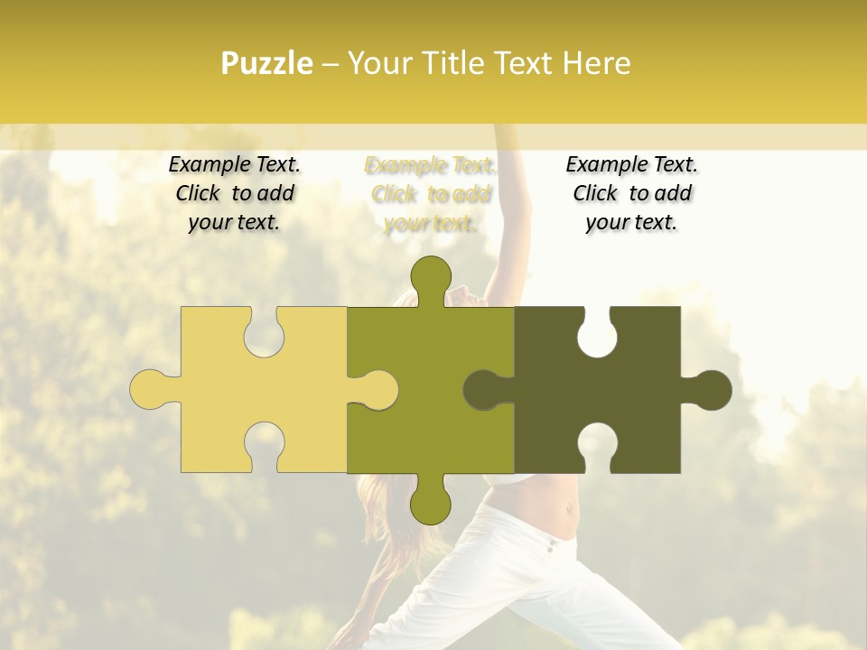 Peaceful Body Slim PowerPoint Template