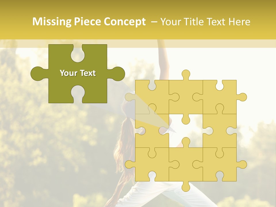 Peaceful Body Slim PowerPoint Template