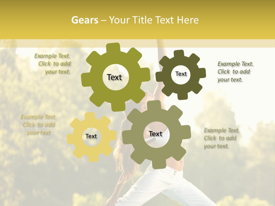 Peaceful Body Slim PowerPoint Template