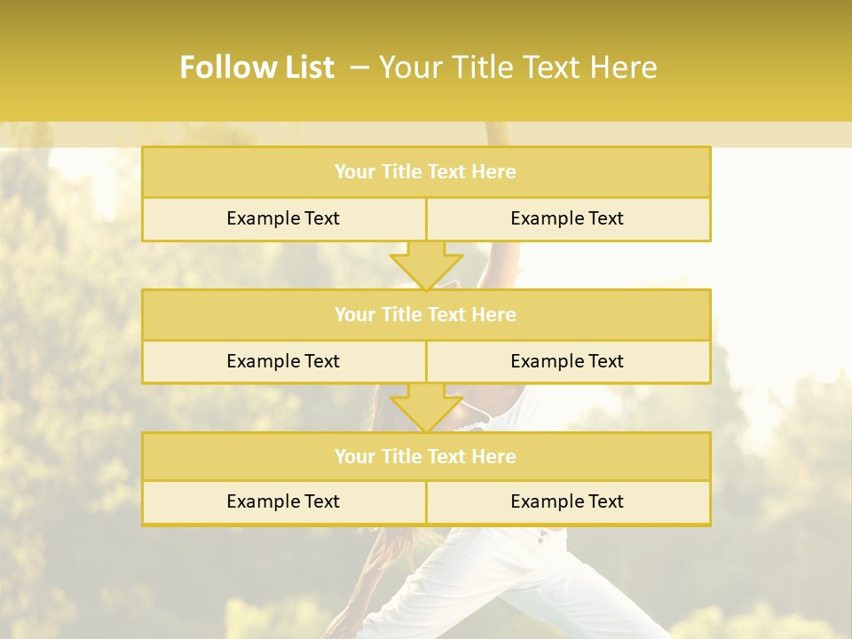 Peaceful Body Slim PowerPoint Template