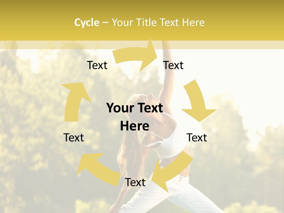 Peaceful Body Slim PowerPoint Template