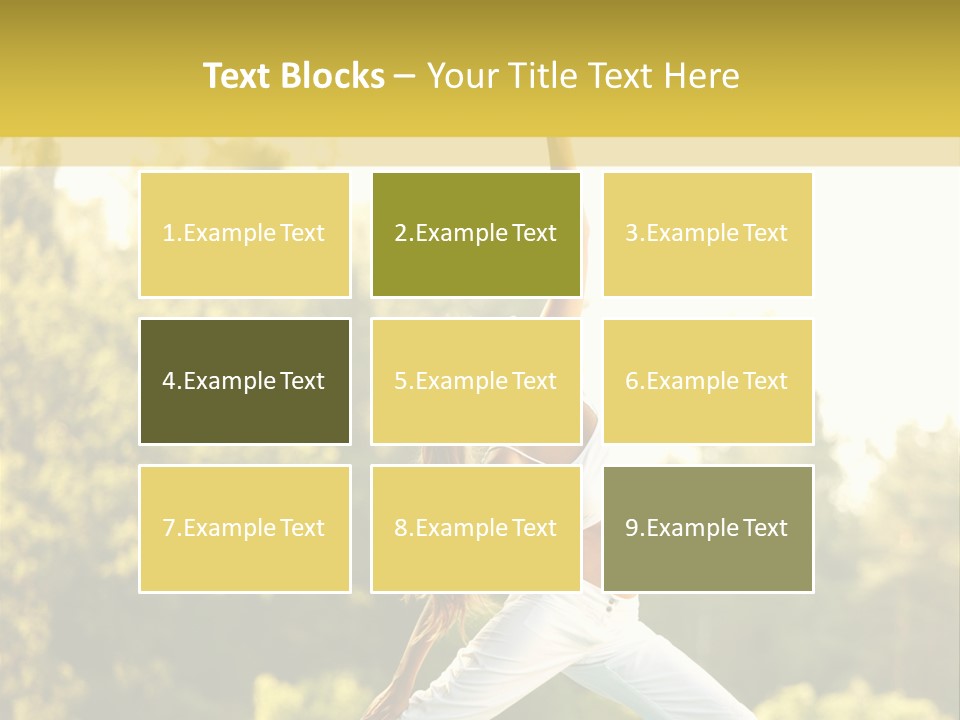 Peaceful Body Slim PowerPoint Template