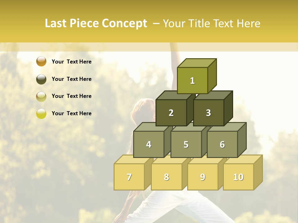 Peaceful Body Slim PowerPoint Template