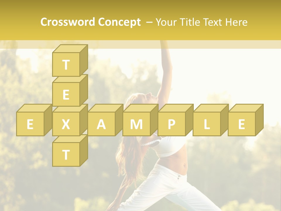 Peaceful Body Slim PowerPoint Template