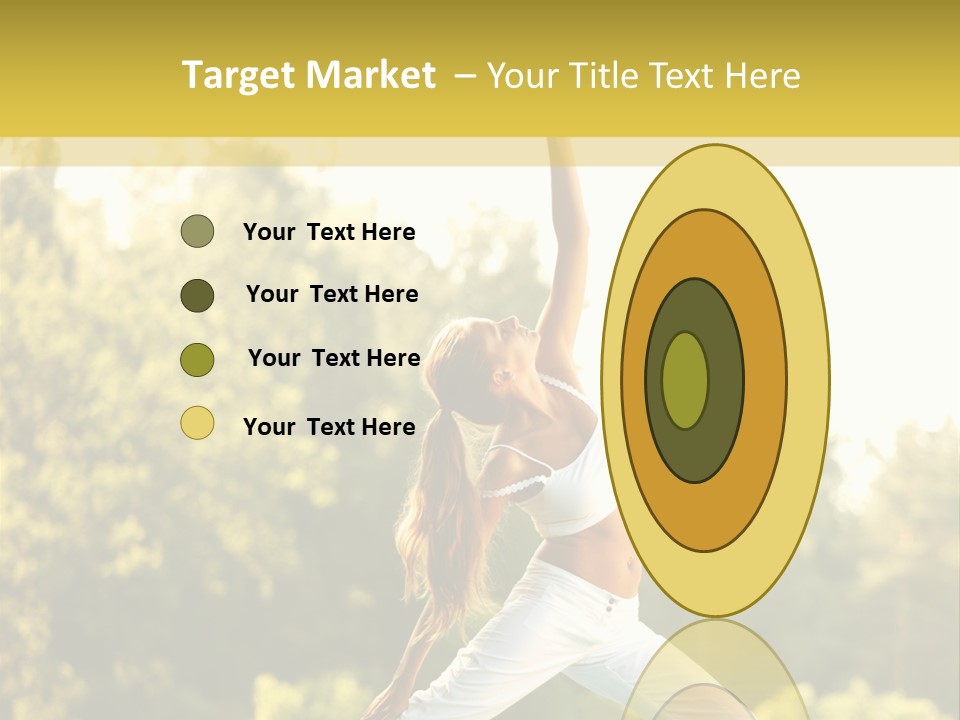 Peaceful Body Slim PowerPoint Template