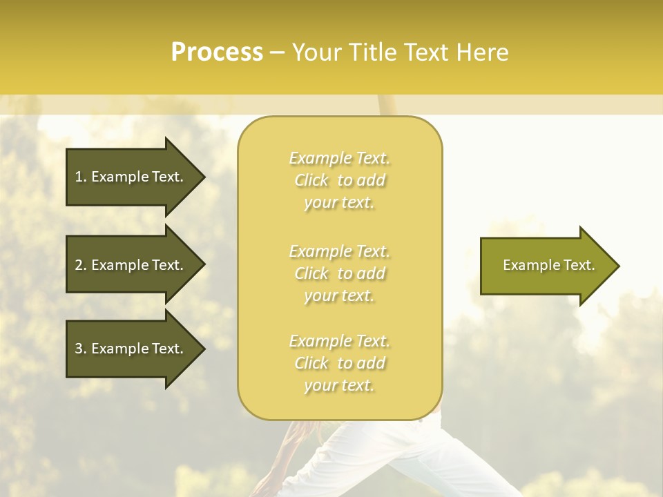 Peaceful Body Slim PowerPoint Template