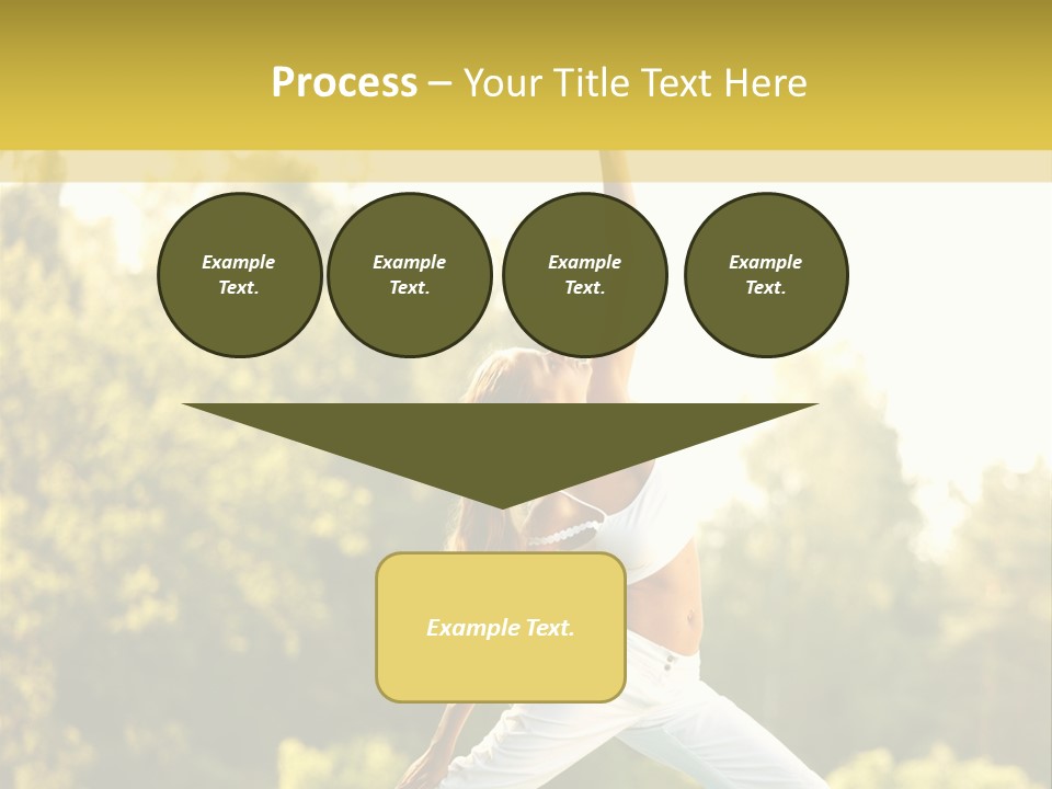 Peaceful Body Slim PowerPoint Template