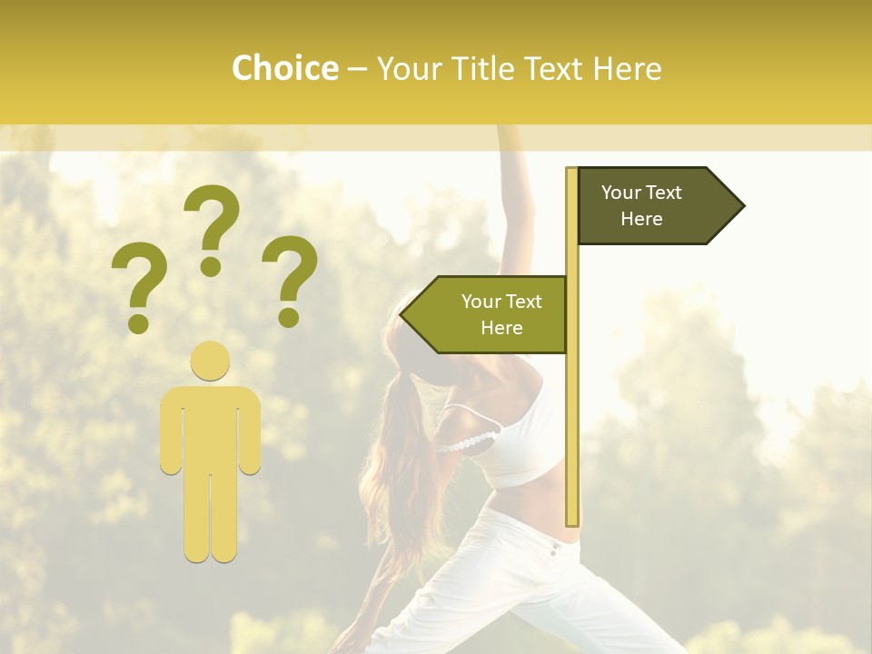 Peaceful Body Slim PowerPoint Template