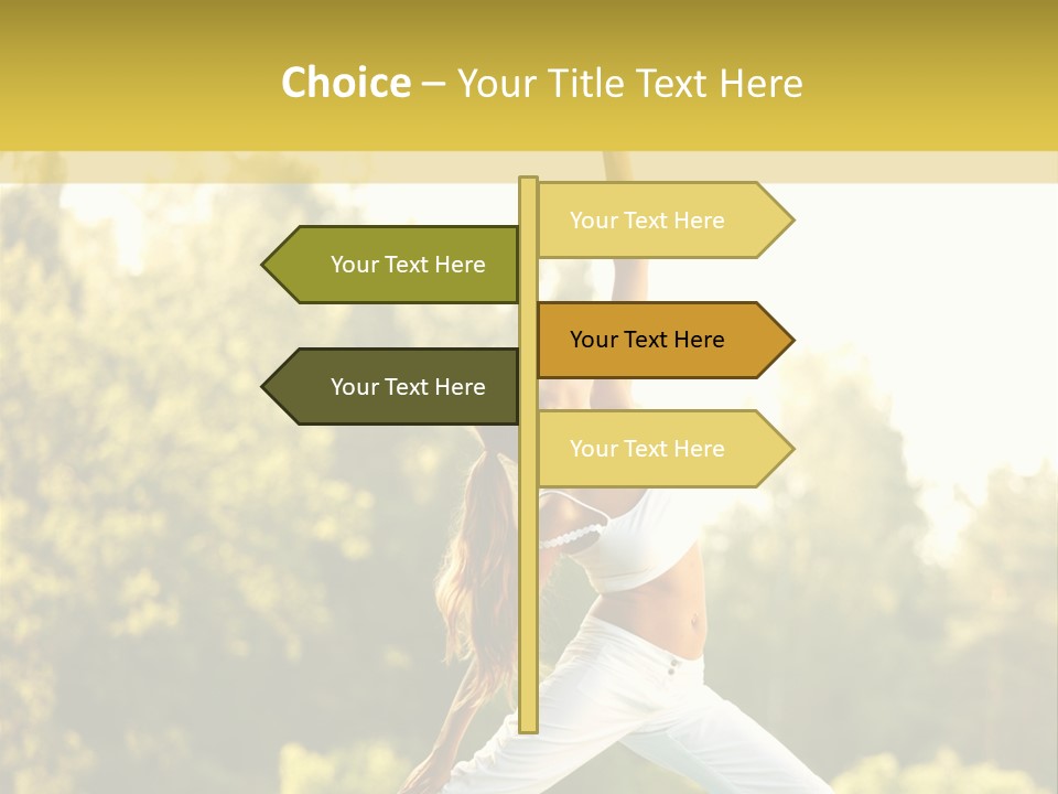 Peaceful Body Slim PowerPoint Template