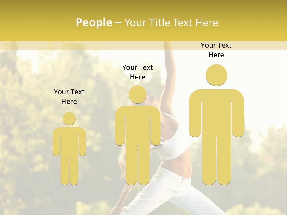 Peaceful Body Slim PowerPoint Template