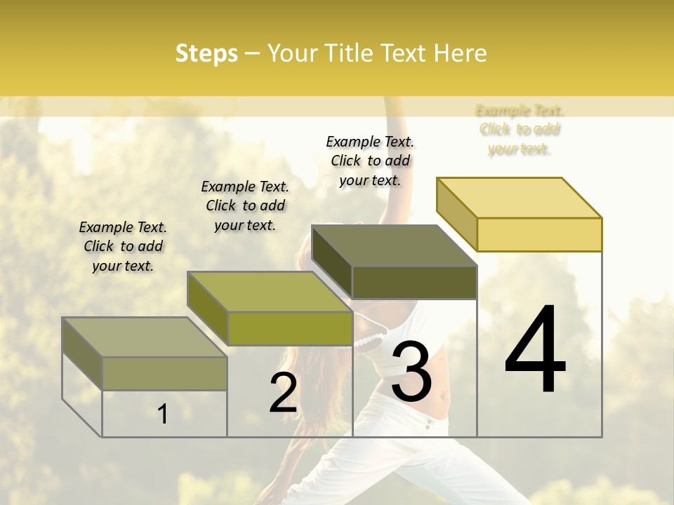 Peaceful Body Slim PowerPoint Template