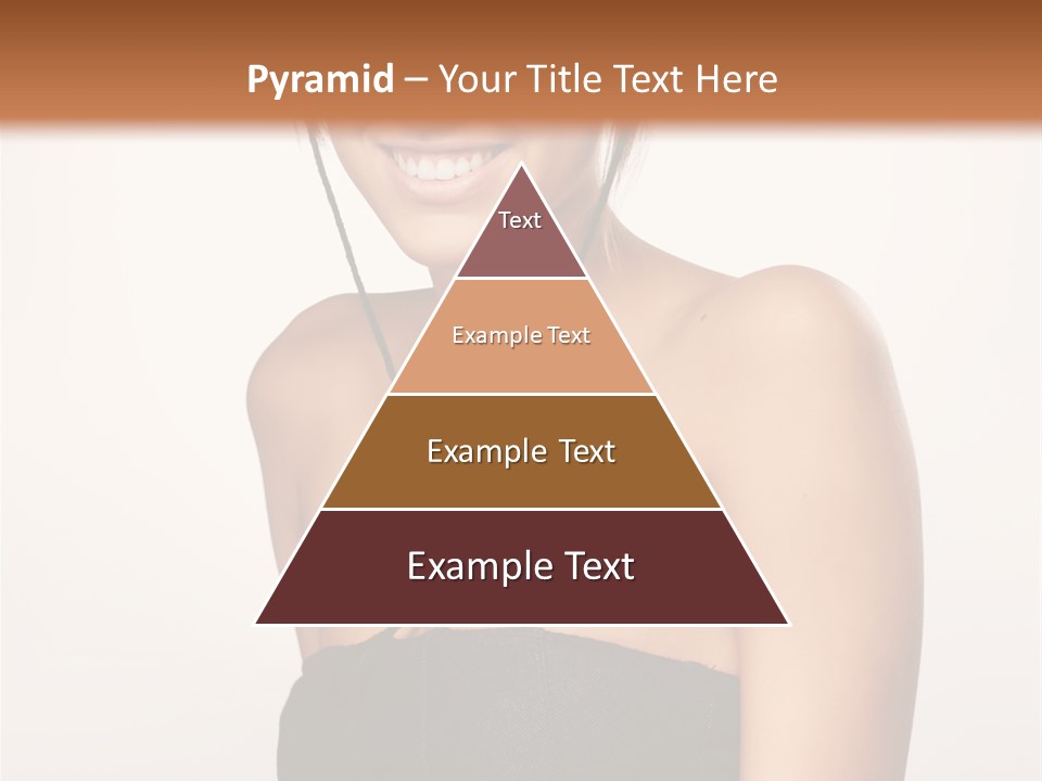 Caucasian Lady Stylish PowerPoint Template