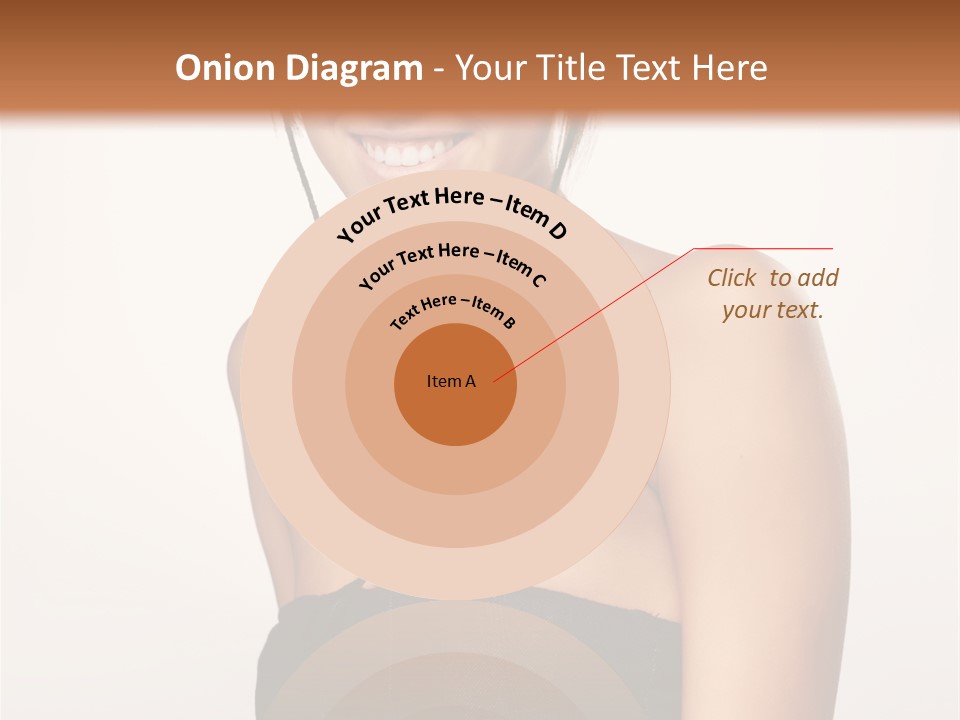 Caucasian Lady Stylish PowerPoint Template