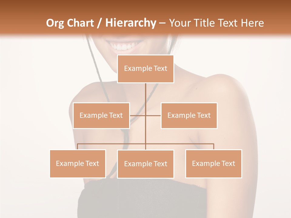 Caucasian Lady Stylish PowerPoint Template