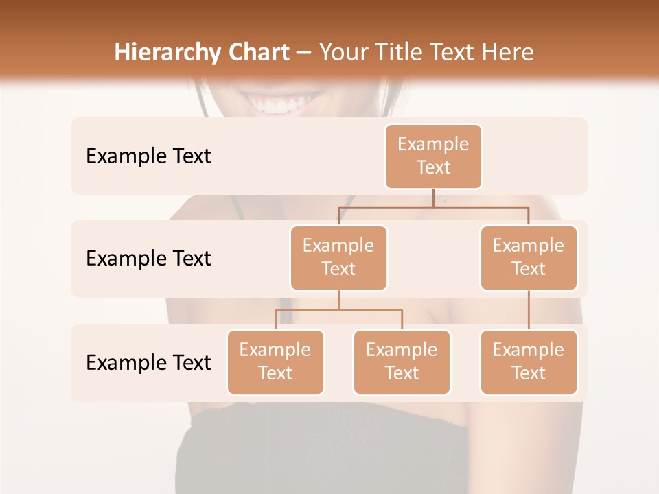 Caucasian Lady Stylish PowerPoint Template