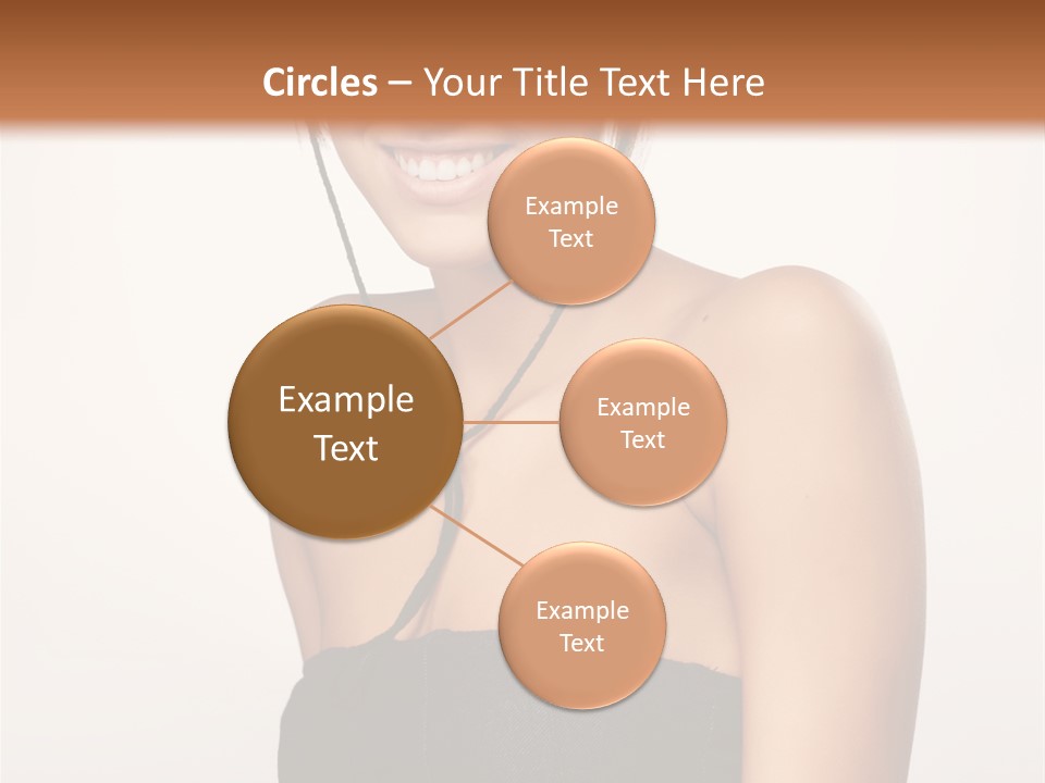 Caucasian Lady Stylish PowerPoint Template