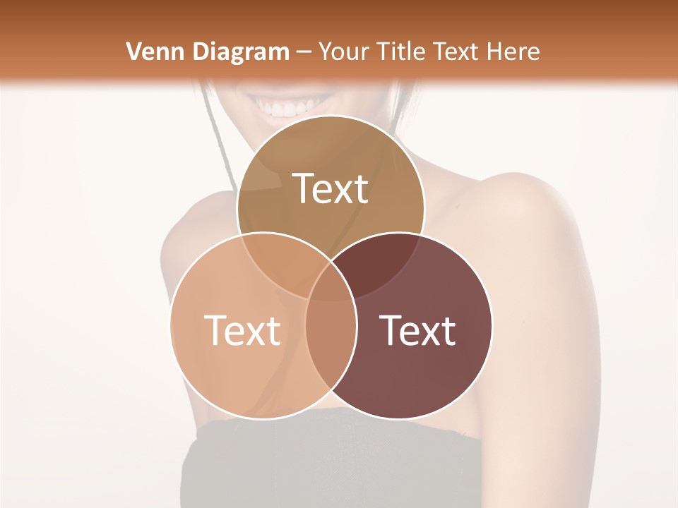 Caucasian Lady Stylish PowerPoint Template