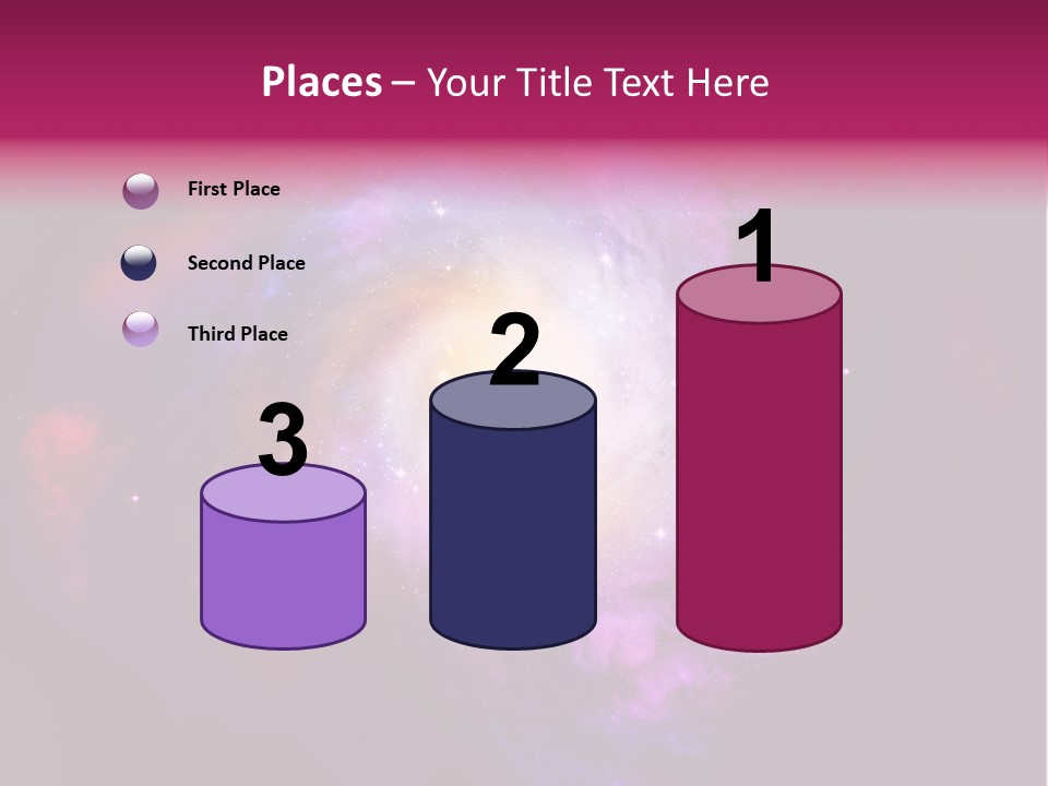 Violet Orbit Purple PowerPoint Template